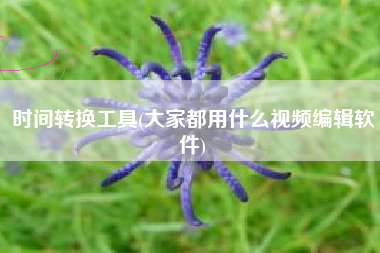 时间转换工具(大家都用什么视频编辑软件)