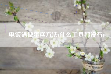 电饭锅做蛋糕方法(什么工具都没有)
