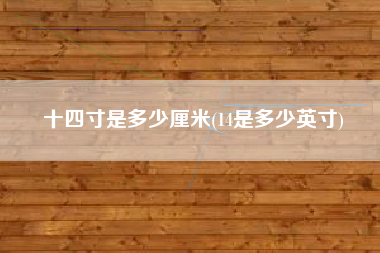 十四寸是多少厘米(14是多少英寸)