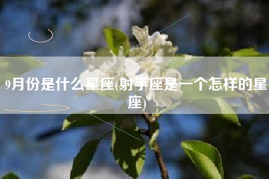 9月份是什么星座(射手座是一个怎样的星座)