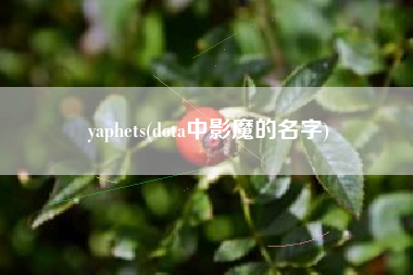 yaphets(dota中影魔的名字)