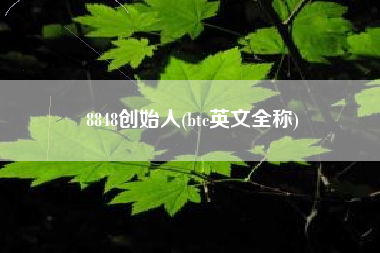 8848创始人(btc英文全称)
