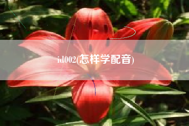 id002(怎样学配音)