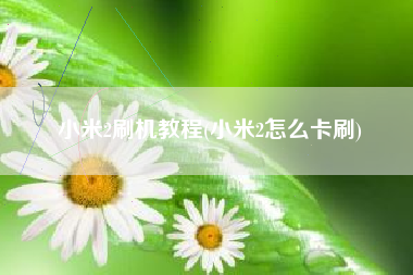 小米2刷机教程(小米2怎么卡刷)