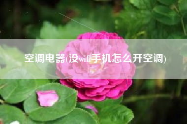 空调电器(没wifi手机怎么开空调)