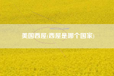 美国西屋(西屋是哪个国家)