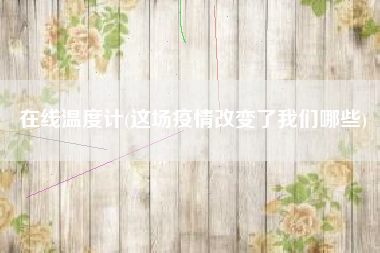 在线温度计(这场疫情改变了我们哪些)