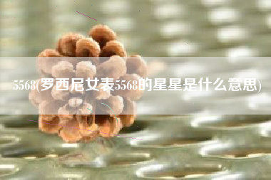 5568(罗西尼女表5568的星星是什么意思)