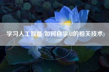 学习人工智能(如何自学AI的相关技术)