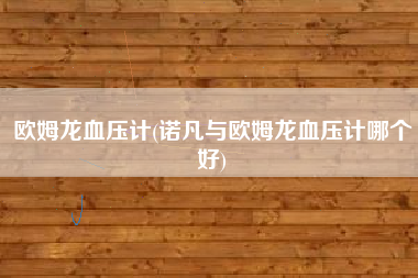 欧姆龙血压计(诺凡与欧姆龙血压计哪个好)