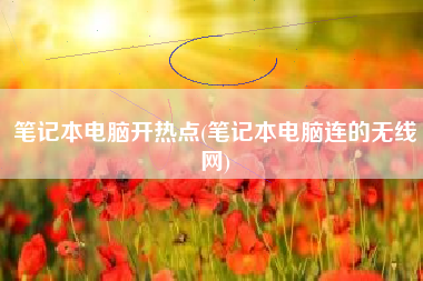 笔记本电脑开热点(笔记本电脑连的无线网)