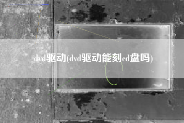 dvd驱动(dvd驱动能刻cd盘吗)