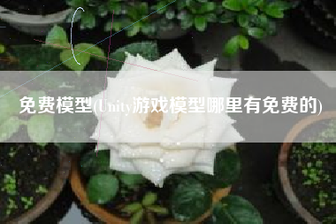 免费模型(Unity游戏模型哪里有免费的)
