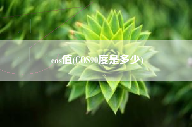 cos值(COS90度是多少)