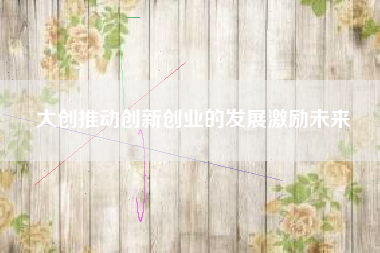 大创推动创新创业的发展激励未来
