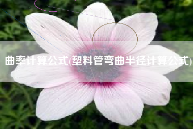 曲率计算公式(塑料管弯曲半径计算公式)