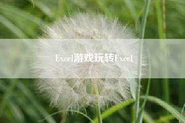 Excel游戏玩转Excel