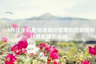 CAD标注坐标更加准确地管理和控制图形计算机辅助设计