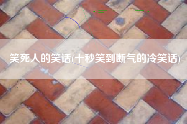 笑死人的笑话(十秒笑到断气的冷笑话)