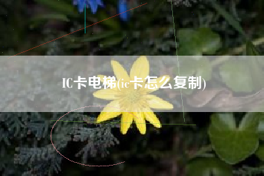 IC卡电梯(ic卡怎么复制)