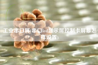 工业串口屏(串口led显示屏控制卡屏幕怎样设置)