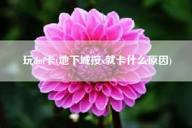 玩dnf卡(地下城按x就卡什么原因)