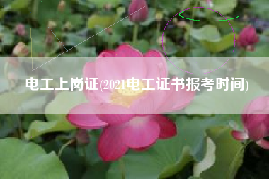 电工上岗证(2021电工证书报考时间)
