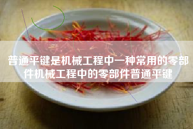 普通平键是机械工程中一种常用的零部件机械工程中的零部件普通平键