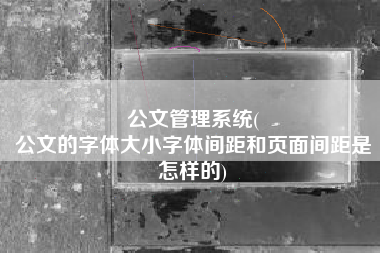 公文管理系统(
公文的字体大小字体间距和页面间距是怎样的) 公文管理系统(
公文的字体大小字体间距和页面间距是怎样的)