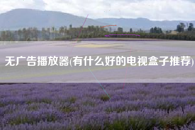 无广告播放器(有什么好的电视盒子推荐)