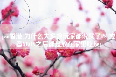 psn香港(为什么大多数玩家都说买了PS4或者XBOX之后都是放在家里吃灰)