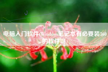 电脑入门软件(Windows笔记本有必要装360的软件吗)