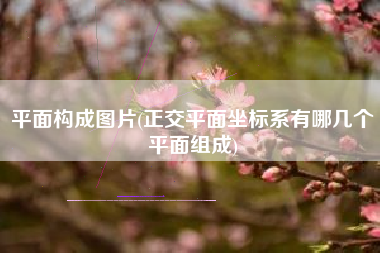 平面构成图片(正交平面坐标系有哪几个平面组成)