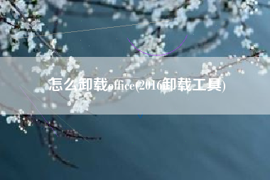 怎么卸载office(2016卸载工具)