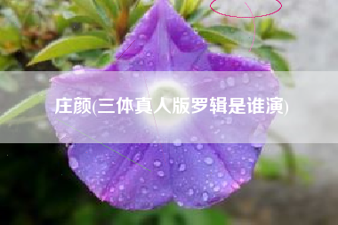庄颜(三体真人版罗辑是谁演)