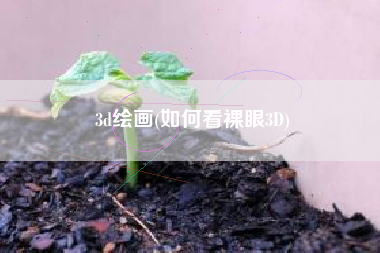 3d绘画(如何看裸眼3D)