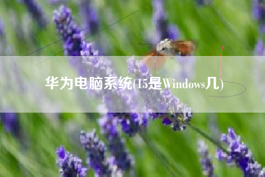 华为电脑系统(15是Windows几)