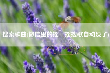 搜索歌曲(微信里的摇一摇搜歌自动没了)