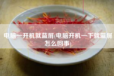 电脑一开机就蓝屏(电脑开机一下就蓝屏怎么回事)
