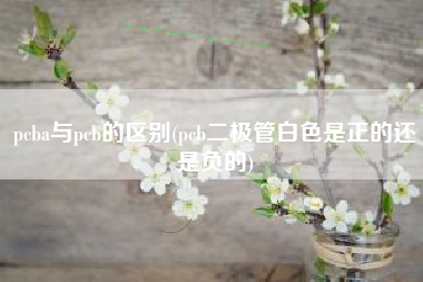 pcba与pcb的区别(pcb二极管白色是正的还是负的)
