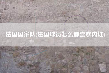 法国国家队(法国球员怎么都喜欢内讧)