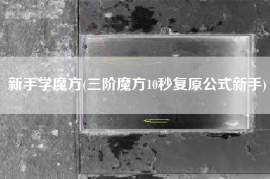 新手学魔方(三阶魔方10秒复原公式新手)
