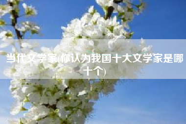 当代文学家(你认为我国十大文学家是哪十个)