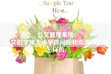 公文管理系统(
公文的字体大小字体间距和页面间距是怎样的) 公文管理系统(
公文的字体大小字体间距和页面间距是怎样的)