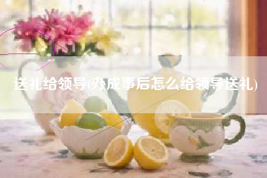 详细阅读:送礼给领导(办成事后怎么给领导送礼) 送礼给领导(办成事后怎么给领导送礼)