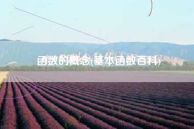 函数的概念(基本函数百科)
