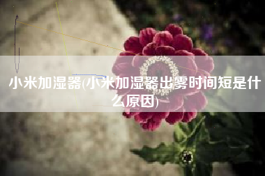 小米加湿器(小米加湿器出雾时间短是什么原因)