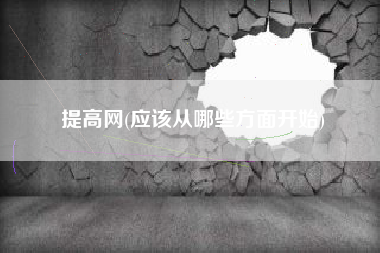 提高网(应该从哪些方面开始)