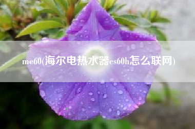 me60(海尔电热水器es60h怎么联网)