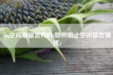 qq空间刷留言代码(如何阻止空间留言骚扰)
